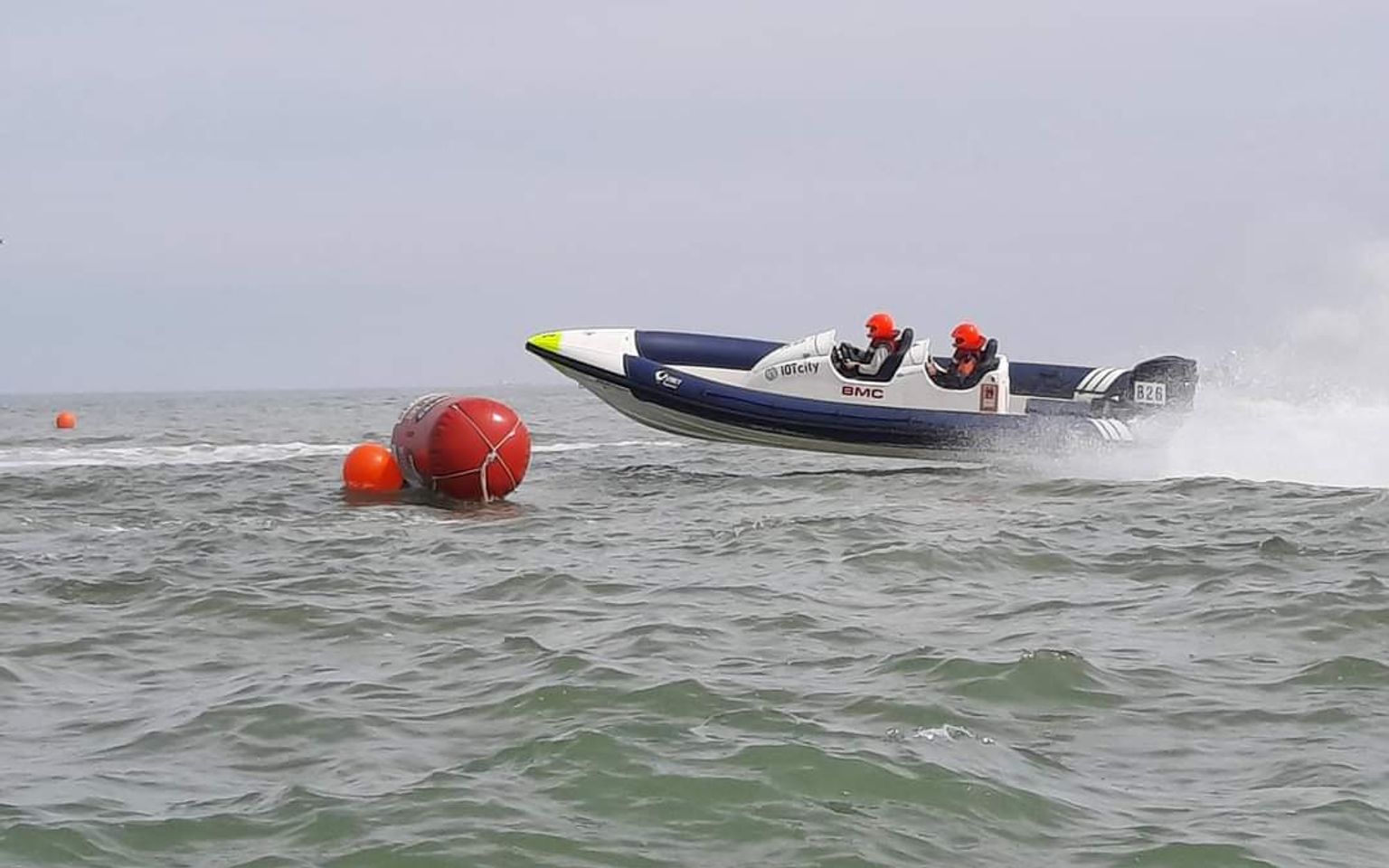 Position after the first buoy